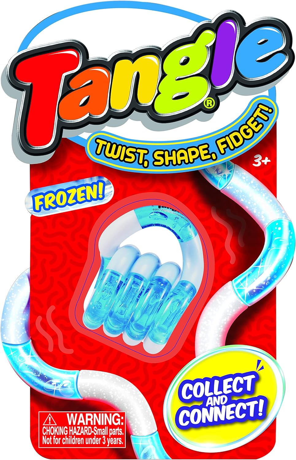 Tangle® Crush 2-Pack Fire and Ice - Twist Fidgets for Boys and Girls - Tangle Jr Fidget Toys