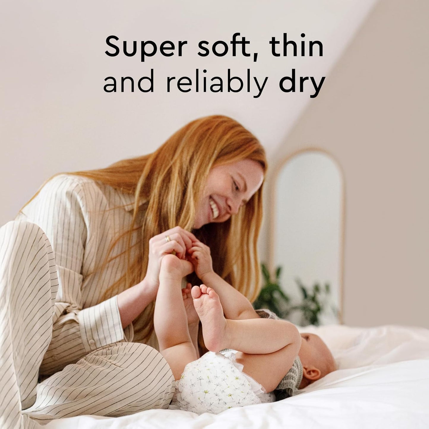 Baby Diapers - Size 4 (20-31 lbs), Monthly Supply (150 Count), Leak Protection, Skin-Friendly, Ultrasoft, Perfume- & Chlorine-Free, Hypoallergenic, Dermatologist Tested, Oeko-TEX®