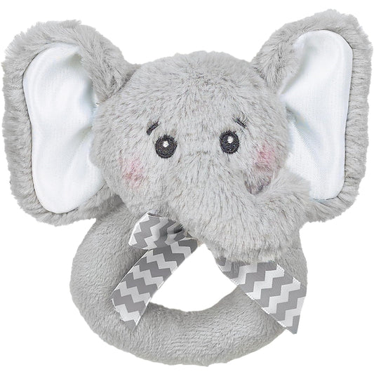 Bearington Collection Baby Lil' Spout, 5.5 in Gray Elephant Plush Stuffed Animal - Baby Elephant Stuff - Newborn Toys