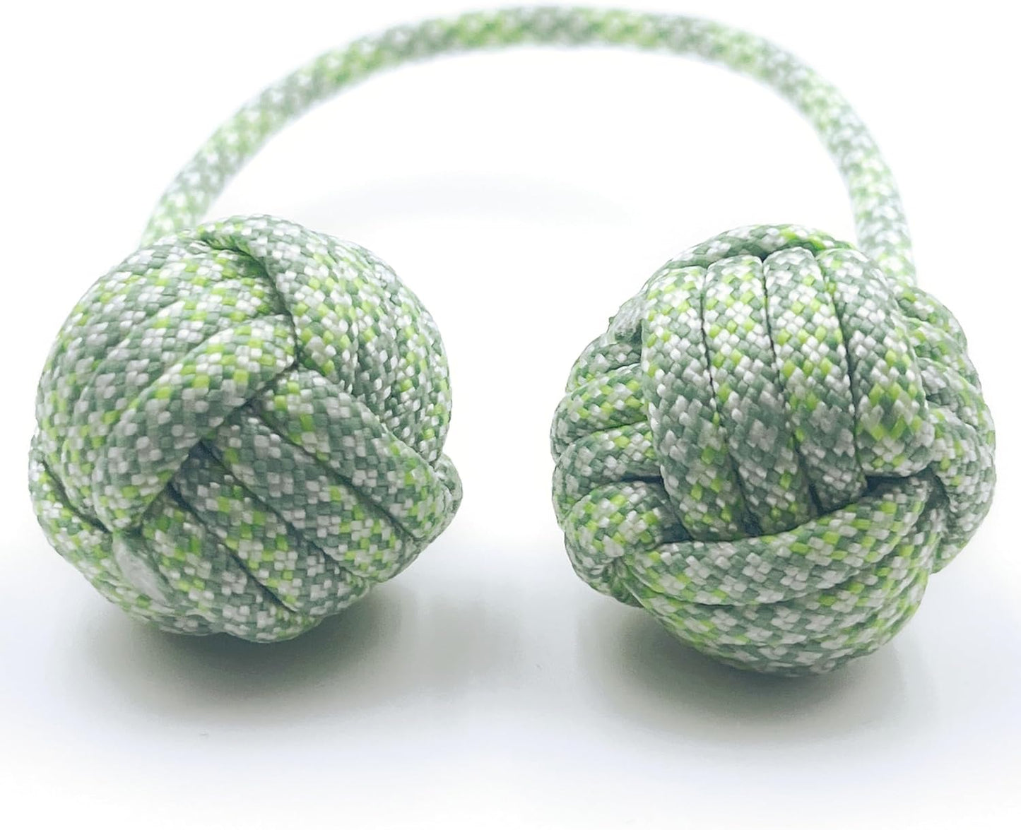 Fidget Beads Skill Toys, Fidget Toys, Parachute Cord and Steel Beads Handmade Fidget Beads, Beginners Worry Beads, Portable EDC Leisure Toys (Green)