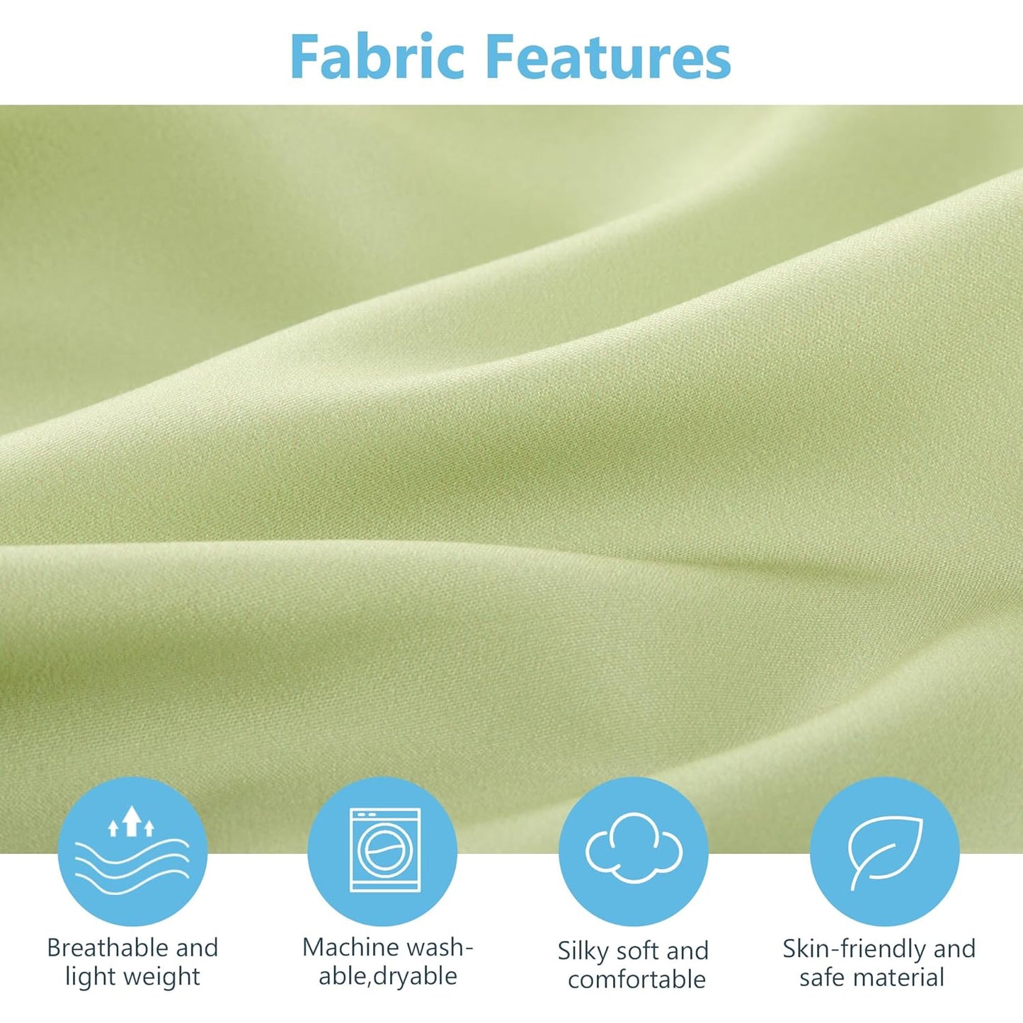 TILLYOU Baby Crib Sheets for Boys Girls, Super Soft Toddler Bed Sheets, 2 Pack Sheets for Standard Crib Mattress 28x52in, Playing in The Woods and Green