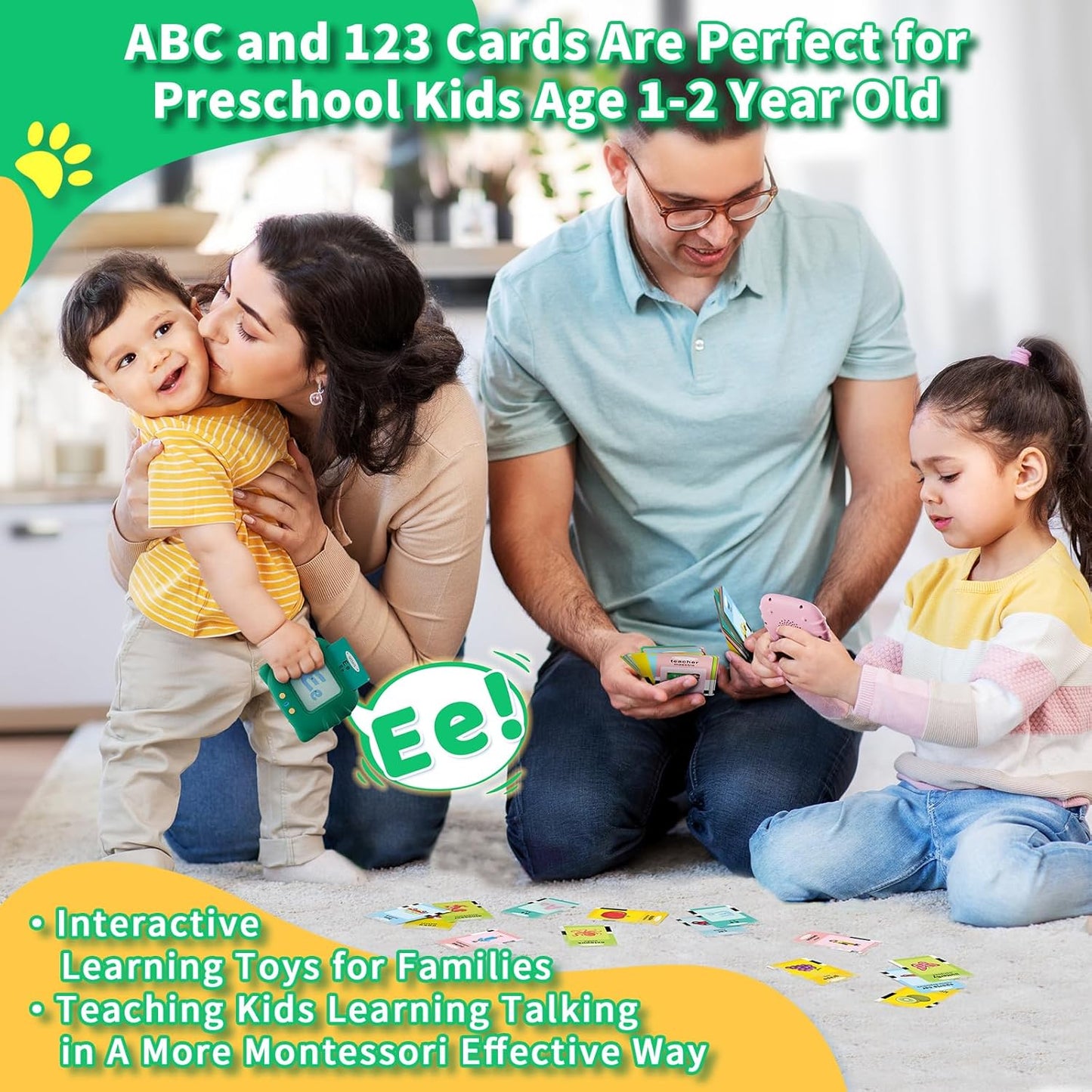 Toddler Toys Bilingual English and Spanish Talking Flash Cards for 1 2 3 4 5 6 Year Old Boys and Girls, Autism Sensory Toys for Autistic Children, Learning Educational Speech 250 Sight Words