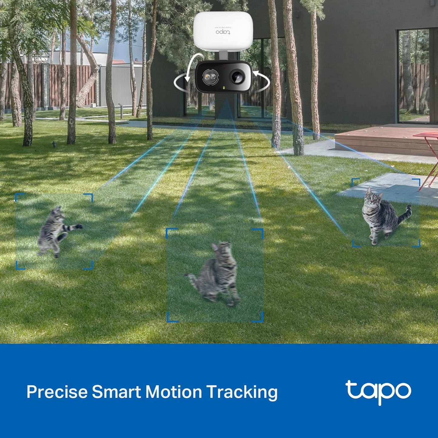 Tapo 2K 3MP Pan/Tilt Indoor/Outdoor Security Camera - Free Person/Baby Cry Detect & Motion Track, 360° Pan, Color Night Vision, SD/Cloud Storage, Works w/Alexa & Google Home HybridCam 360