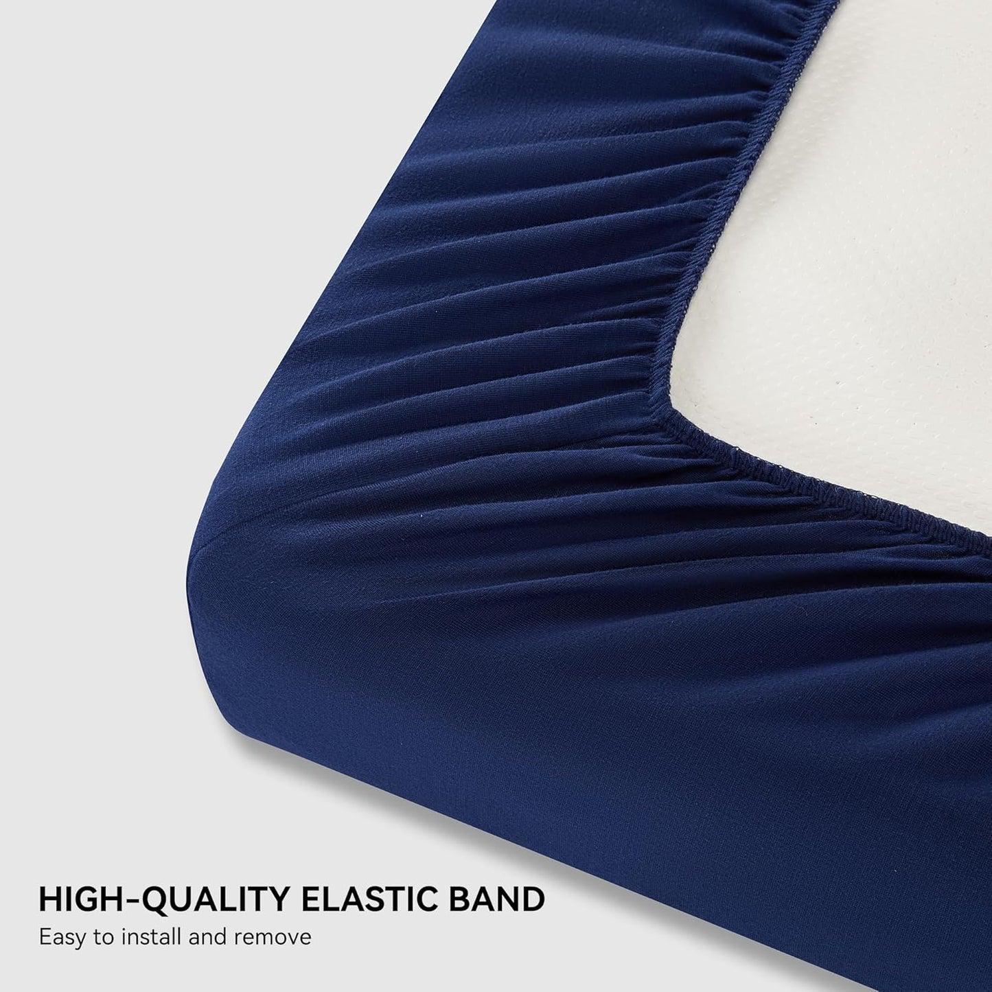 TILLYOU Changing Pad Cover Set in Soft Jersey Material - Fits 32"/34''x16 Contoured Pad for Babies, Starry Adventure and Dark Blue