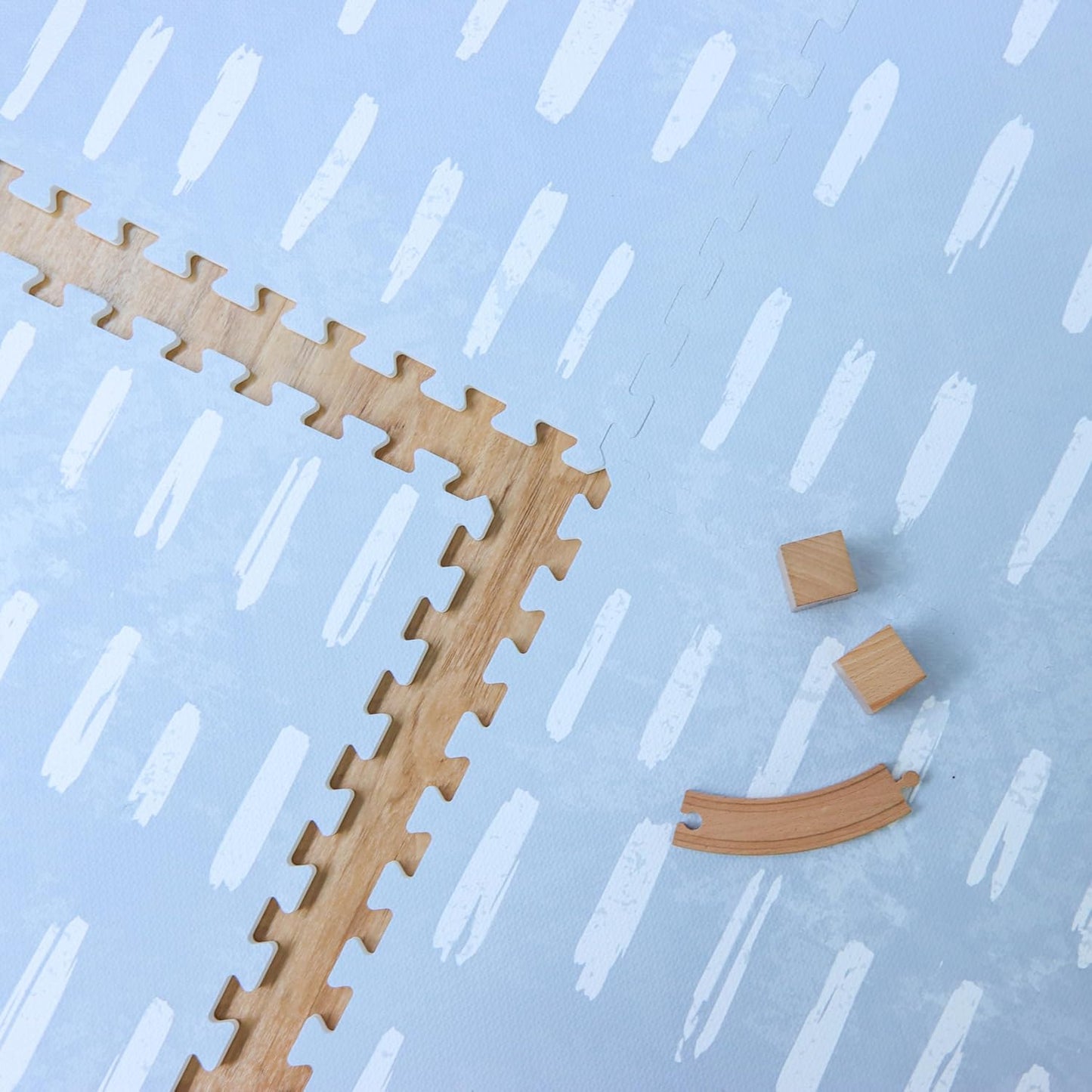 Baby Play Mats for Floor - Shoreline (4x6ft) - Premium EVA Foam Play Mat for Babies & Toddlers - Perfect for Tummy Time, Crawling, Playroom - Stylish & Comfortable Kids Play Mat