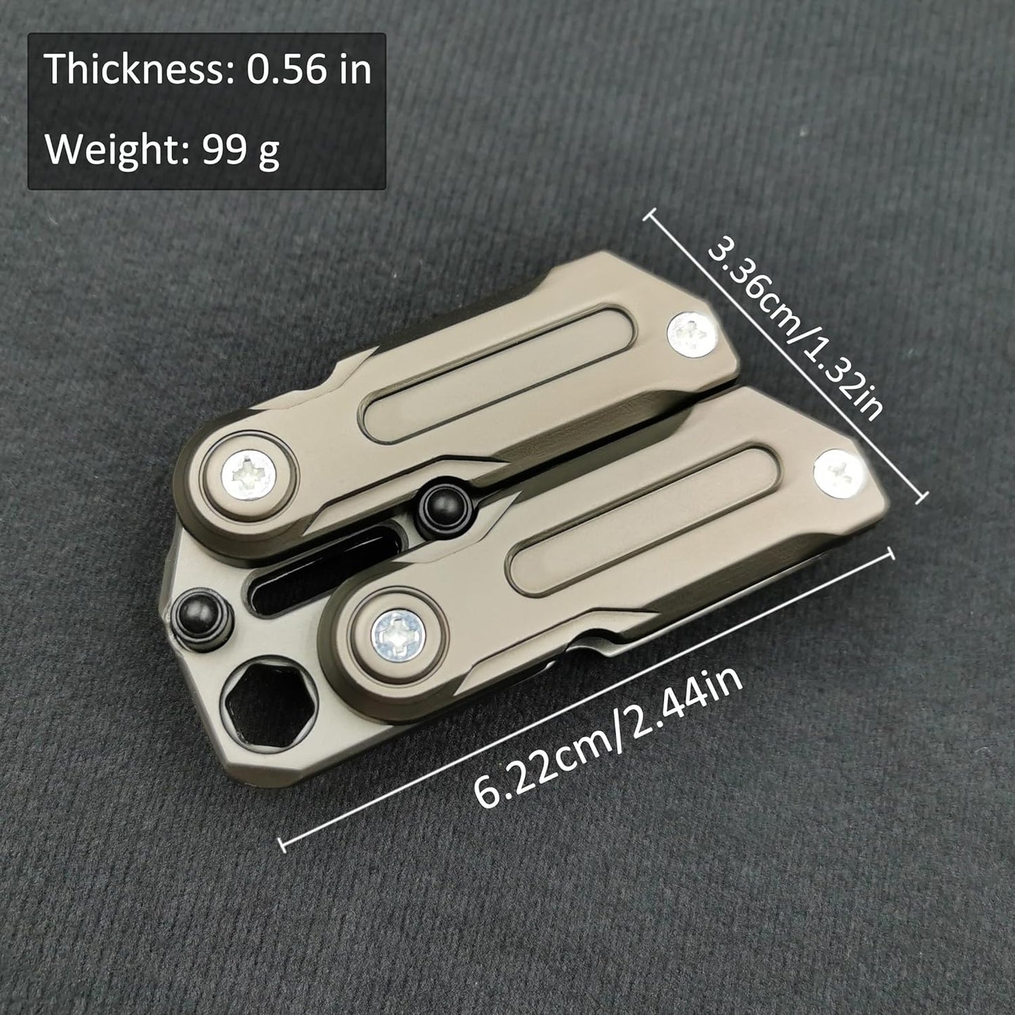 EDC Fidget Sliders Fidget Toys Stress Relief for Adults Magnetic Metal Multifunctional crowbar Fidget Slider Spinner