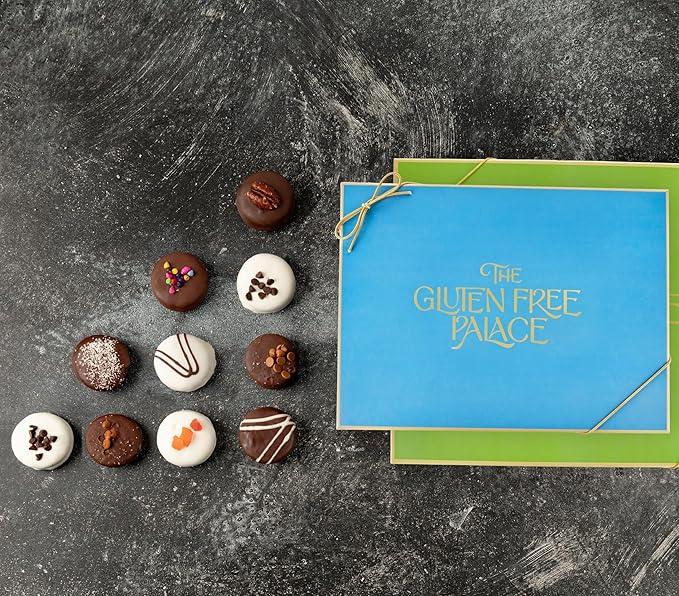 Gluten Free Palace Cookies Gift Basket – Gluten Free Vegan Cookies – Men, Women, Birthday, Care Package, Kosher Gift (12 Count)