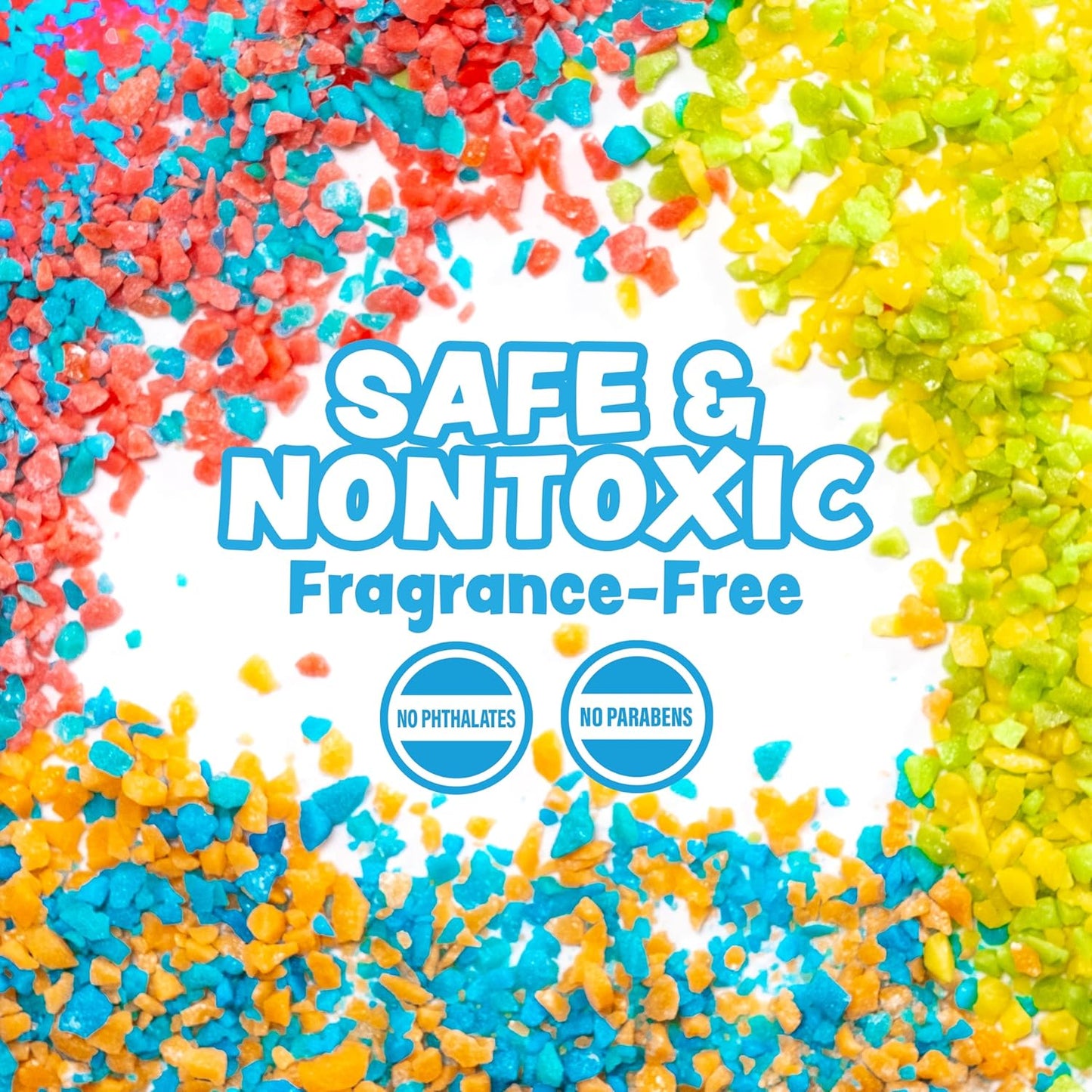 Tub Works® Bath Crackles Bath Toy, Variety 12 Pack | Nontoxic & Fragrance-Free | Makes Bath Water Crackle & Pop for a Unique Kids Bath | Swirl Water for Fizzy Fun | Sensory Kids & Toddler Bath Toys